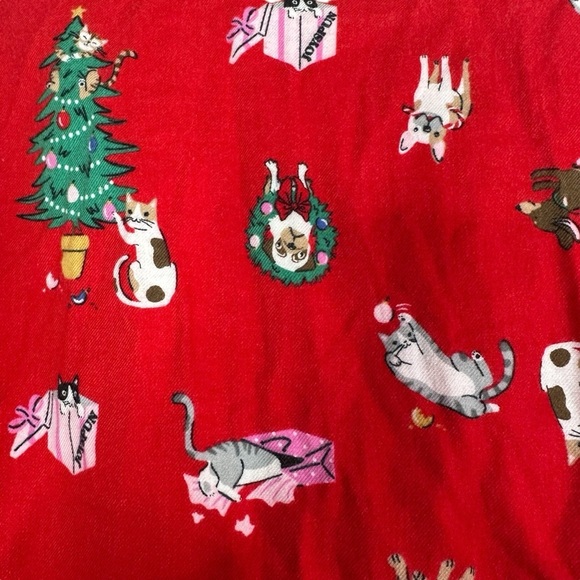 JOYSPUN HOLIDAY CHRISTMAS PAJAMA SET PHOTOSHOOT SOFT‎ COZY WARM DOGS CATS LARGE - Picture 8 of 8